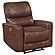 Greenfield Upholstered Power Recliner Chair Saddle Brown by Coaster