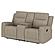 Brentwood Upholstered Motion Reclining Loveseat Taupe by Coaster