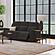 Brentwood Upholstered Motion Reclining Sofa Dark Charcoal by Coaster