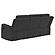 Brentwood 2-piece Upholstered Reclining Sofa Set Charcoal by Coaster