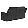 Brentwood Upholstered Reclining Loveseat Dark Charcoal by Coaster