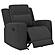 Brentwood Upholstered Recliner Chair Dark Charcoal by Coaster