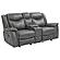 Conrad Upholstered Motion Loveseat Cool Grey by Coaster