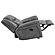 Conrad Upholstered Motion Glider Recliner Grey by Coaster