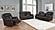 Greer Upholstered Tufted Back Motion Sofa Dark by Coaster