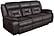 Greer Upholstered Tufted Back Motion Sofa Dark by Coaster