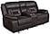 Greer Upholstered Tufted Back Glider Loveseat Dark by Coaster