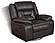 Greer Upholstered Tufted Back Glider Recliner Dark by Coaster