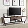 Alvin 2-drawer TV Console Dark Walnut and Glossy White by Coaster