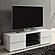 Galvin 4-drawer TV Console Glossy White by Coaster