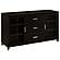 Lewes 2-door TV Stand w/Adjustable Shelves Cappuccino by Coaster