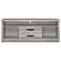 Burke 2-drawer TV Console Grey Driftwood by Coaster