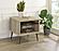 Welsh Square Engineered Wood End Table With Shelf Antique Pine and Grey by Coaster