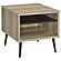 Welsh Square Engineered Wood End Table With Shelf Antique Pine and Grey by Coaster