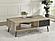 Welsh 1-drawer Rectangular Engineered Wood Coffee Table With Storage Shelf Antique Pine and Grey by Coaster
