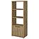 Tabby 3-Shelf Engineered Wood Media Tower Mango by Coaster