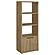 Tabby 3-Shelf Engineered Wood Media Tower Mango by Coaster