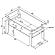 Dyer Tempered Glass Coffee Table with Shelf Black by Coaster