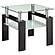 Dyer 2-piece Rectangular Coffee and End Table Set Black by Coaster