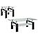 Dyer 2-piece Rectangular Coffee and End Table Set Black by Coaster