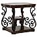 Laney 2-piece Glass Top Coffee and End Table Set Dark Merlot by Coaster