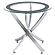 Brooke 2-piece Round Coffee and End Table Set Chrome by Coaster