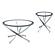 Brooke 2-piece Round Coffee and End Table Set Chrome by Coaster