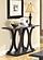 Shelly C-shaped Base Sofa Table Cappuccino by Coaster