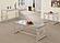 Merced Rectangle Glass Top Sofa Table Nickel by Coaster