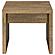 Lynette Square Engineered Wood End Table Mango by Coaster