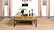 Stephie 4-drawer Square Clear Glass Top Coffee Table Honey Brown by Coaster