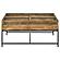 Stephie 4-drawer Square Clear Glass Top Coffee Table Honey Brown by Coaster