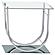 Danville U-shaped End Table Chrome by Coaster