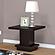 Reston Pedestal Square End Table Cappuccino by Coaster