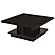 Reston Pedestal Square Coffee Table Cappuccino by Coaster