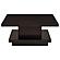 Reston Pedestal Square Coffee Table Cappuccino by Coaster