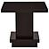 Reston 2-piece Square Coffee and End Table Set Cappuccino by Coaster