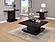 Reston Pedestal Sofa Table Cappuccino by Coaster