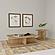 Cortona Square Engineered Wood End Side Table Mango by Coaster