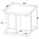 Cortona Square Engineered Wood End Side Table Mango by Coaster