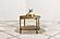 Arini Round End Side Table w/Storage Shelf Sand Wash by Coaster