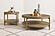 Arini Round Coffee Table w/Storage Shelf Sand Wash by Coaster