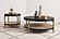 Arini Round End Side Table w/Storage Shelf Black by Coaster