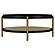 Arini Round Coffee Table w/Storage Shelf Black by Coaster