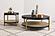Arini Round Coffee Table w/Storage Shelf Black by Coaster