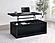 Knapp Lift Top Cocktail Coffee Table w/Dual Drawers Black by Coaster