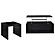 Knapp 2-piece Lift Top Coffee and End Table Set Black by Coaster