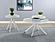 Briggs Round Marble Printed Glass Top End Side Table White by Coaster