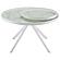 Briggs Round Marble Printed Glass Top Coffee Table White by Coaster