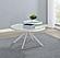 Briggs Round Marble Printed Glass Top Coffee Table White by Coaster